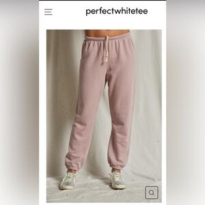 Perfect White Tee Stevie sweatpants NWOT size small